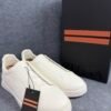 Zegna Deerskin Triple Stitch White