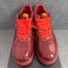 Nike Air Force 1 Low Patent Leather Dark Team Red Safety Orange
