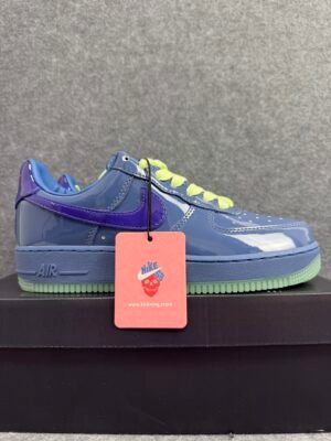 Nike Air Force 1 Low Patent Leather Mystic Navy Grape Ice